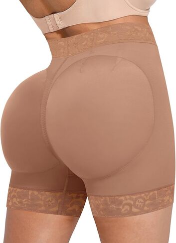 SHAPELLX Butt Lifting Shapewear For Women Tummy Control Faja Shaping Shorts Thigh Slimming Panties Mid Waisted Shaper in Kuwait