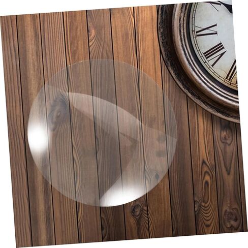 Toyvian Convex Clock Glass Dome Replacement Cover 10 Inch 25cm Round Clock Face Panel Glass Replacement Parts and Restoration in Kuwait