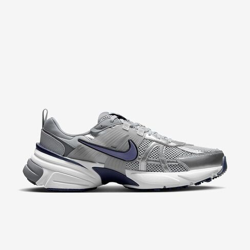 Nike V2K Run Shoes (HJ4497-002, Wolf Grey/Cool Grey/White/Midnight Navy) Size 11.5 in Kuwait