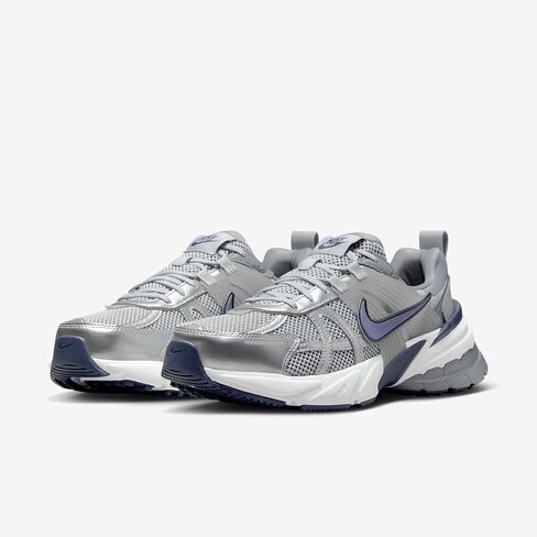 Nike V2K Run Shoes (HJ4497-002, Wolf Grey/Cool Grey/White/Midnight Navy) Size 11.5 in Kuwait