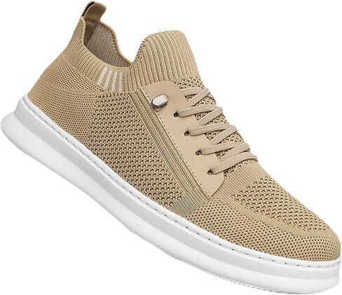 Mens Slip On Walking Shoes Mesh Breathable Hands Free Slip on Sneakers Comfortable Non Slip Fashion Casual Shoes in Saudi Arabia