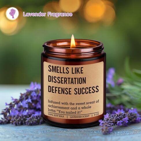 Miracu Candle, Dissertation Defense Success, PhD Graduation Gifts, Doctorate Graduation Gifts for Doctoral Graduates, Women, Men, Her, Him, Doctoral Degree Students, 2026 Funny Congrats Grad Present in Saudi Arabia
