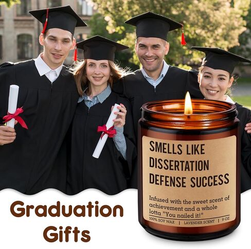 Miracu Candle, Dissertation Defense Success, PhD Graduation Gifts, Doctorate Graduation Gifts for Doctoral Graduates, Women, Men, Her, Him, Doctoral Degree Students, 2026 Funny Congrats Grad Present in Saudi Arabia
