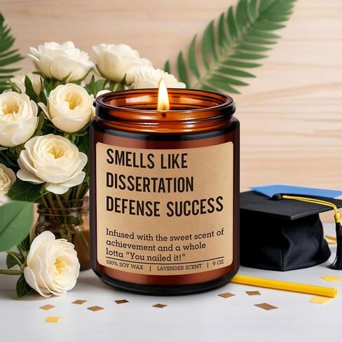 Miracu Candle, Dissertation Defense Success, PhD Graduation Gifts, Doctorate Graduation Gifts for Doctoral Graduates, Women, Men, Her, Him, Doctoral Degree Students, 2026 Funny Congrats Grad Present in Saudi Arabia