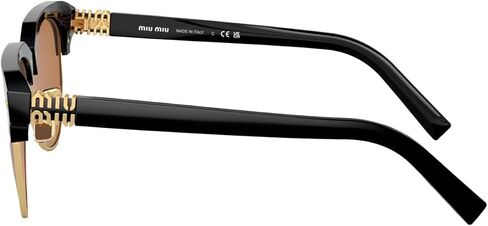 Miu Miu Women's Designer Aviator Sunglasses, Brown Lenses in Saudi Arabia
