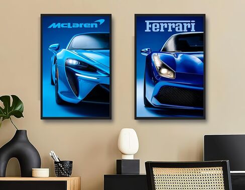dazongweihan 9pcs Super Car Posters for Boys Room, Racing Car Wall Art for Men Guys, Sports Car Wall Decor, Race Cars Pictures Wall Decor for Bedroom Dorm Man Cave (Unframe,8x12inch)- A9 in Saudi Arabia