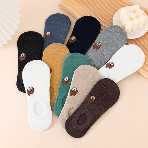 No Show Socks Women Invisible Non Slip Low Cut Casual Soft Stretchable Liner Socks 5/10 Pairs in Kuwait