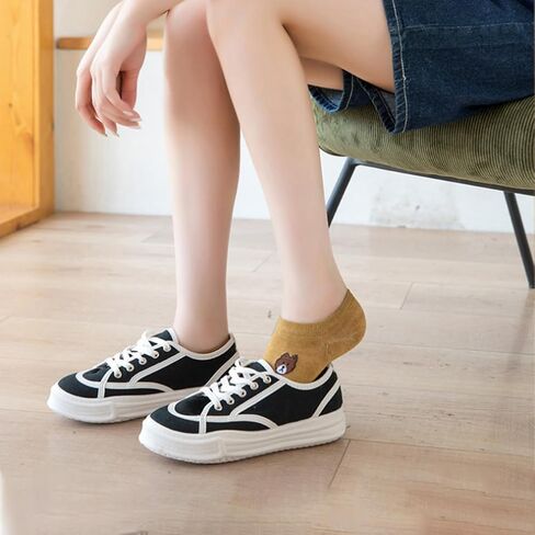No Show Socks Women Invisible Non Slip Low Cut Casual Soft Stretchable Liner Socks 5/10 Pairs in Kuwait