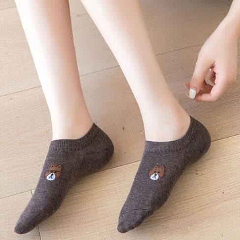 No Show Socks Women Invisible Non Slip Low Cut Casual Soft Stretchable Liner Socks 5/10 Pairs in Kuwait