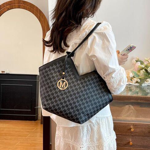 Tote Bag for Women Wide Shoulder Strap Top-handle Satchel Purse Handbags M Printing Travel Large Shoulder Bag for Work Purse in Kuwait