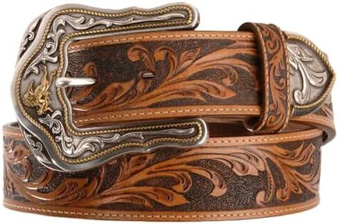 Tony Lama Westerly Ride Brown - Accessories Belt Men in Kuwait