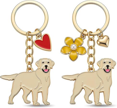 Dog Keychain Fashion Puppy Bag Charm for Purse Handbags Bag Car Key Chain, Metal Bag Charm Pendant for Women,Girls in Saudi Arabia