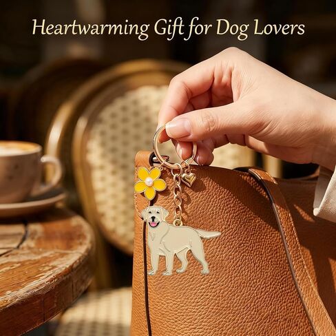 Dog Keychain Fashion Puppy Bag Charm for Purse Handbags Bag Car Key Chain, Metal Bag Charm Pendant for Women,Girls in Saudi Arabia