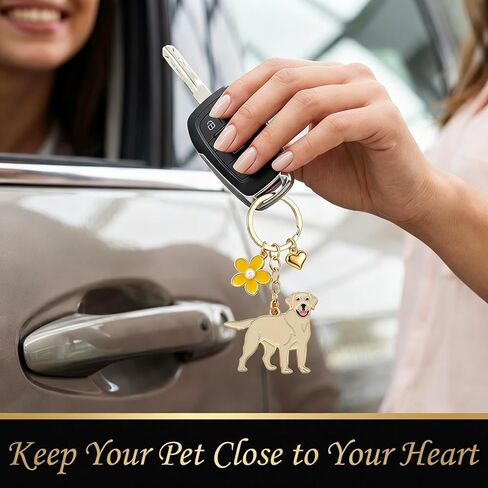 Dog Keychain Fashion Puppy Bag Charm for Purse Handbags Bag Car Key Chain, Metal Bag Charm Pendant for Women,Girls in Saudi Arabia