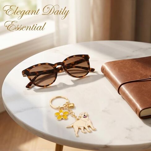 Dog Keychain Fashion Puppy Bag Charm for Purse Handbags Bag Car Key Chain, Metal Bag Charm Pendant for Women,Girls in Saudi Arabia