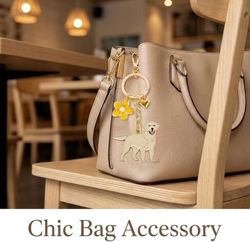 Dog Keychain Fashion Puppy Bag Charm for Purse Handbags Bag Car Key Chain, Metal Bag Charm Pendant for Women,Girls in Saudi Arabia
