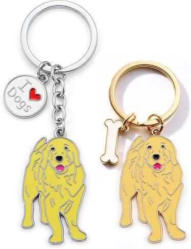 Dog Keychain Fashion Puppy Bag Charm for Purse Handbags Bag Car Key Chain, Metal Bag Charm Pendant for Women,Girls in Saudi Arabia