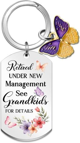 Retired Gifts for Women 2026 Retirement Gifts for Woman Grandma Keychain Gift For Retired Women Funny Grandmas Gift Mothers Day Retired Gift For Grandma Coworkers in Saudi Arabia