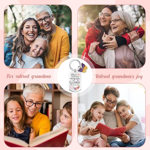 Retired Gifts for Women 2026 Retirement Gifts for Woman Grandma Keychain Gift For Retired Women Funny Grandmas Gift Mothers Day Retired Gift For Grandma Coworkers in Saudi Arabia