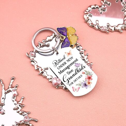 Retired Gifts for Women 2026 Retirement Gifts for Woman Grandma Keychain Gift For Retired Women Funny Grandmas Gift Mothers Day Retired Gift For Grandma Coworkers in Saudi Arabia