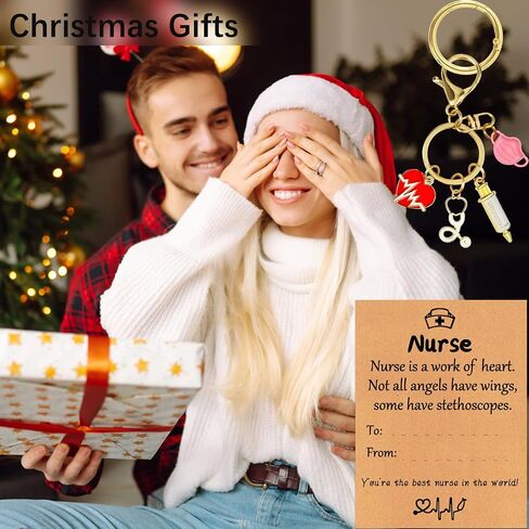 Nurses Gifts for Women, Keychain Nurse Charms Essentials Accessories for Tote Bag/Purse Nurses Week Graduation Gifts in Saudi Arabia