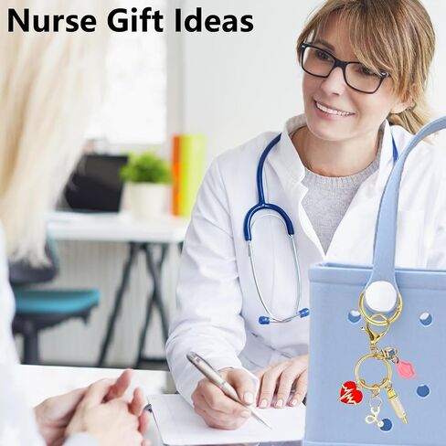 Nurses Gifts for Women, Keychain Nurse Charms Essentials Accessories for Tote Bag/Purse Nurses Week Graduation Gifts in Saudi Arabia