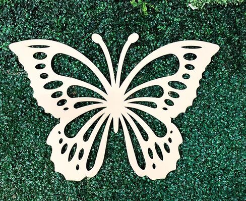 2PCS Wooden Butterfly Wall Decorations,Butterfly Room Wall Decor,Birthday party Wall Decor Signs for Women Gifts Lavender Bedroom Living Room Kitchen Office in Saudi Arabia
