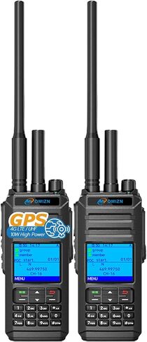 X4 Dual Mode UHF/4G Global Walkie Talkie with SIM Card Unlimited Range PoC Two Way Radios Long Range GPS AES256 Talk Alias IP68 Repeater 10W 2 Set in Kuwait