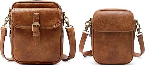 Yarnic Small Messenger Bag & Cell Phone Purse for Women(Brown) in Saudi Arabia