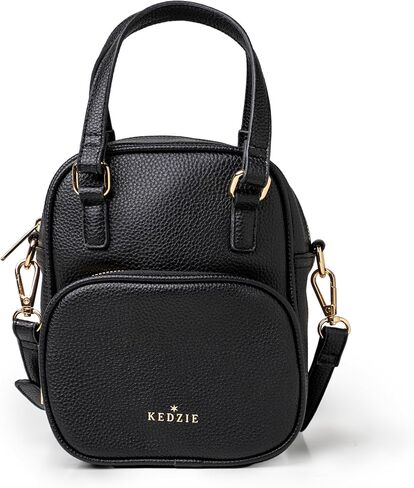 KEDZIE Harper Crossbody Bag Vegan Leather Small Shoulder Purse with Adjustable Strap in Saudi Arabia