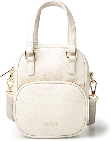 KEDZIE Harper Crossbody Bag Vegan Leather Small Shoulder Purse with Adjustable Strap in Saudi Arabia