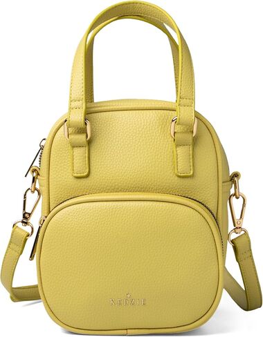 KEDZIE Harper Crossbody Bag Vegan Leather Small Shoulder Purse with Adjustable Strap in Saudi Arabia