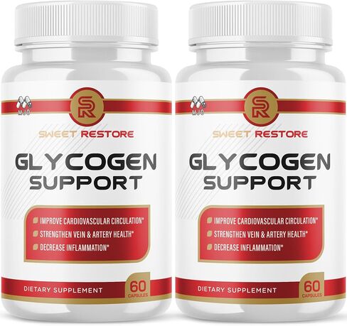 (2 Pack) Sweet Restore Glycogen Support Capsules, Official Sweet Restore Glycogen Support Pills with All Natural Ingredients, Overall Health and Wellness with Max Strength Multivitamin (120 Capsules) in Saudi Arabia