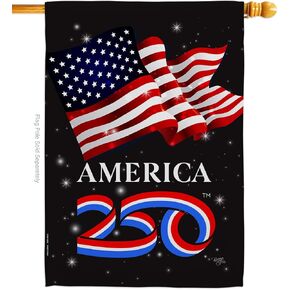 America 250 Flag American Independence Day Wall Tapestry House Banner Official Licensed Merchandise Canvas Prints Yard Sign Textile Woven Fabric Poster USA 250th Anniversary Decoration Gift in Saudi Arabia