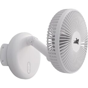 ZOIZ RV Wall Mount Fan, 12V Oscillating with LED Light, Quiet Wall Mounted for Camper Van Bedroom, Living Room & Kitchen, Portable Travel Trailer Cooling for Class B/C RV, Car, Boat, Van Life in Saudi Arabia