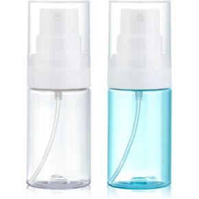 Travel Spray Bottles 2 Pack 1.35oz Small Fine Mist Spray Bottles, Portable Refillable Plastic Travel Bottle Set for Toners, Perfume, Rose Water in Saudi Arabia