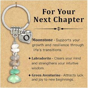Crystal Keychain Gift for New Chapter, New Beginning Keyring for New Job, Home, Class of 2026 Graduation Gift in Saudi Arabia