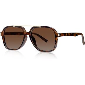 DrRelax Oversized Retro Aviator Sunglasses Womens Square Vintage 90s Shades | Trendy style, Designer inspired, UV protection, Lightweight material, Retro Aviator, Tangle free, with carrying pouch in Saudi Arabia
