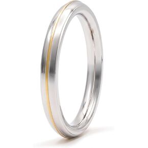 Stainless Steel & Brass Punjabi Sikh Kada Bracelet (11mm Thickness 180g Weight) | Heavy Duty Round Edge Kara Bangle for Men | Premium Steel Sikh Jewelry for Daily Wear in Saudi Arabia