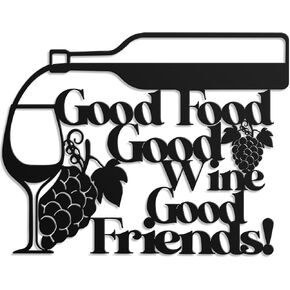 Hnatzu Wine Metal Wall Art -Rustic Tin Poster for Home Bar,Kitchen & Dining Room Decor,Ideal Gift for Wine Lovers in Saudi Arabia