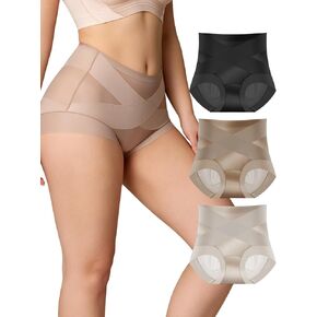 SheCurve Cross Compression Light Shaping Panties, Tummy Control Seamless Shapewear Shorts Comfort Body Shaper Briefs in Saudi Arabia