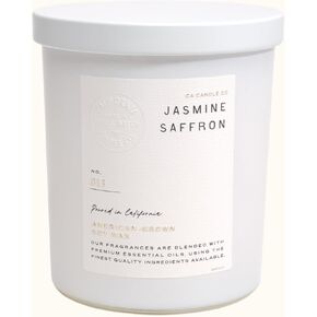 LEOBEN CO – Jasmine Santal Scented Candle – 9oz, Atelier Collection Design – 50 hr Burn Time – Poured in California Using Vegan Soy Wax and Essential Oils – Made in Small Batches in Kuwait