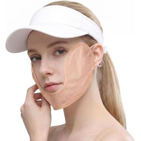Premium MADE IN KOREA Women’s UVeil Golf Mask UV-Protective Breath-Easy Sun Mask for Outdoor Activities Quick Dry in Saudi Arabia
