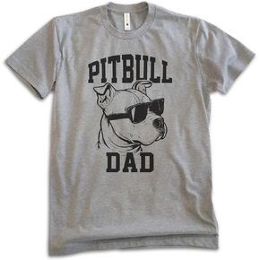 EVERTREE CLOTHING Pitbull Dad T-Shirt, Unisex Men's Shirt, Pit Bull Terrier Owner, Best Dog Dad Gift in Saudi Arabia