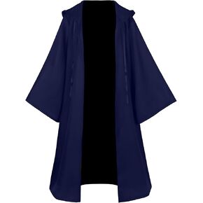 Tokisaki Halloween Magic Cloak Magical Hooded Robe Cosplay Costume Wizard Witch Cape for Women Men in Saudi Arabia