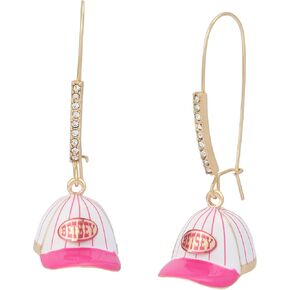 Betsey Johnson Jewelry Women's Baseball Cap Dangle Earrings in Kuwait