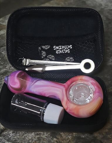 Silicone Jar Set, Simple Accessory Set, Includes Mini Silicone Jar and Tools, Perfect for Collectors (Rainbow) in Kuwait
