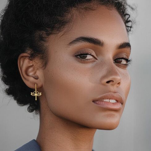 IceCarats 14K Solid Yellow Gold Medium Dragonfly Dangle Earrings 26mm 1 inch Shepherd Hook For Her in Kuwait