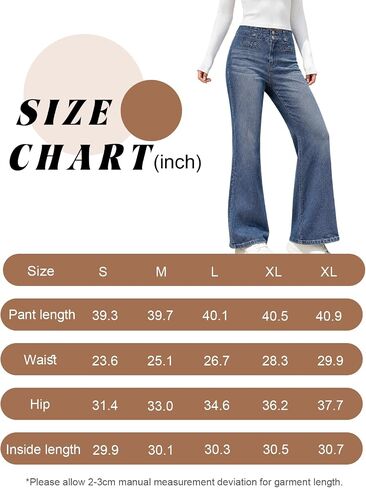 Womens Stretch Jeans Faux Denim Pants High Waist Slim Fit Straight Leg Pull On Long Pants Casual Everyday Wear in Kuwait