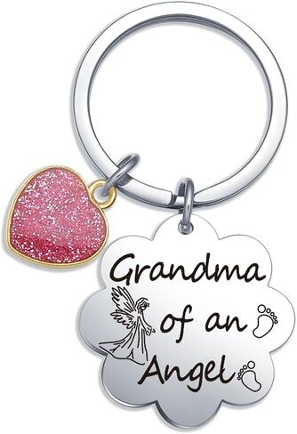 Miscarriage Memorial Keychain Bereavement Gifts Loss Of Child Gifts Remembrance Baby Keyring in Saudi Arabia